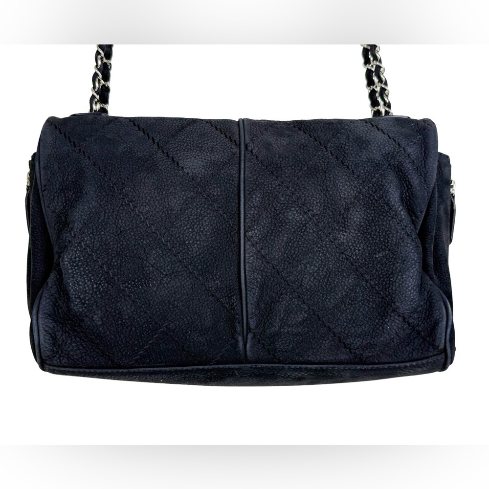 CHANEL TIMELESS CLASSIC DARJEELING FLAP BAG IN BLACK CHANEL NUBUCK LEATHER - Picture 4 of 14